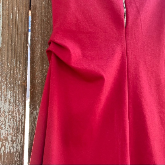 SFERA Women’s Red Pencil Sheath Dress Cap Sleeve Portugal Size Medium - Picture 11 of 14